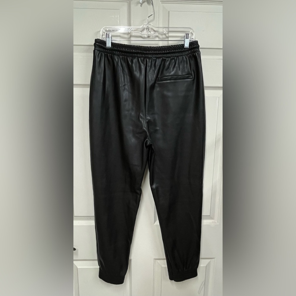 Anthropologie Avec Les Filles Vegan Leather Joggers - Picture 5 of 9